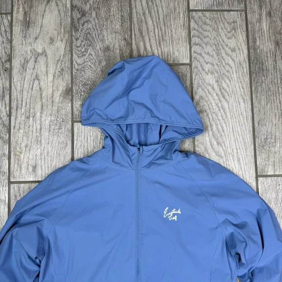 Eastside Golf Womens Jacket Hoodie Mesh Lined Size Medium Blue